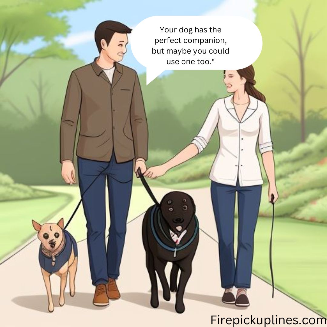 Dog pick up line example